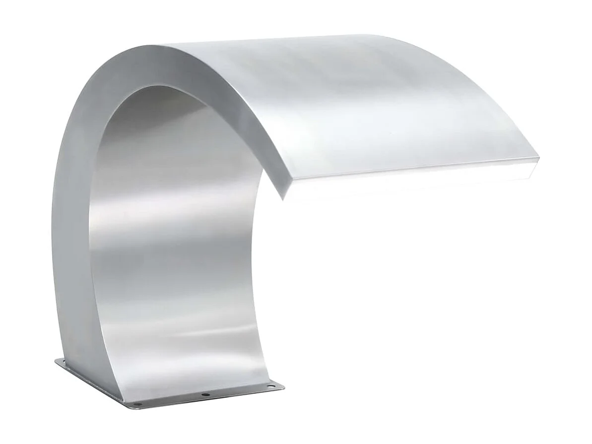 Fontaine de piscine avec LED Acier inoxydable 30x60x45 cm FR563468