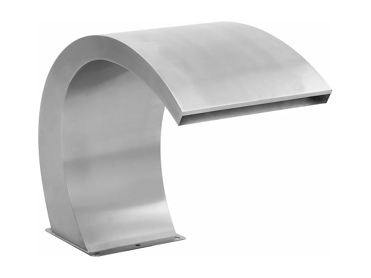 Fontaine de piscine avec LED Acier inoxydable 30x60x45 cm FR563468