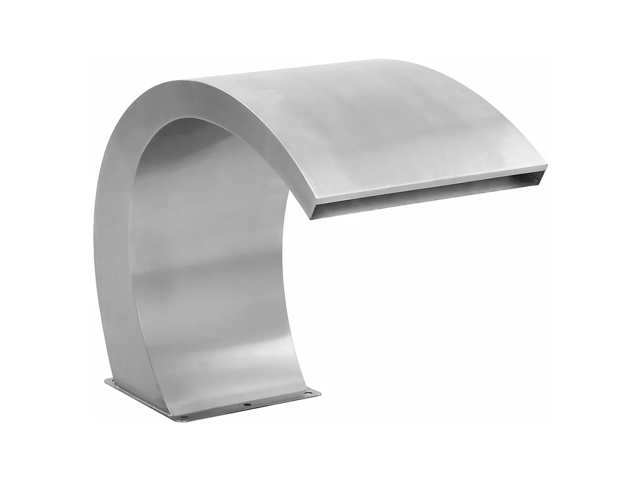 Fontaine de piscine avec LED Acier inoxydable 30x60x45 cm FR563468