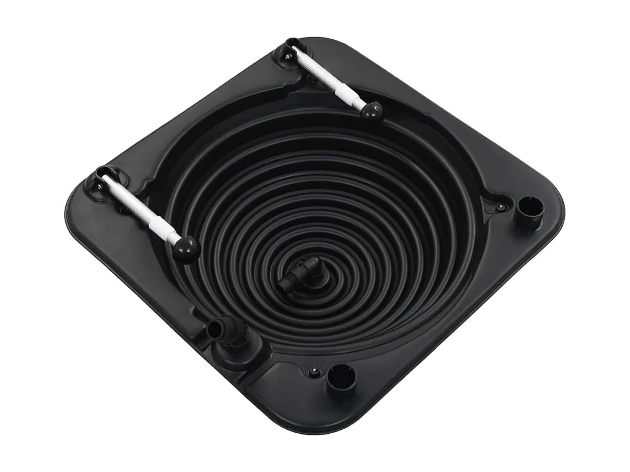 Chauffage solaire de piscine 2 pcs 75x75x36 cm PEHD Aluminium FR748734