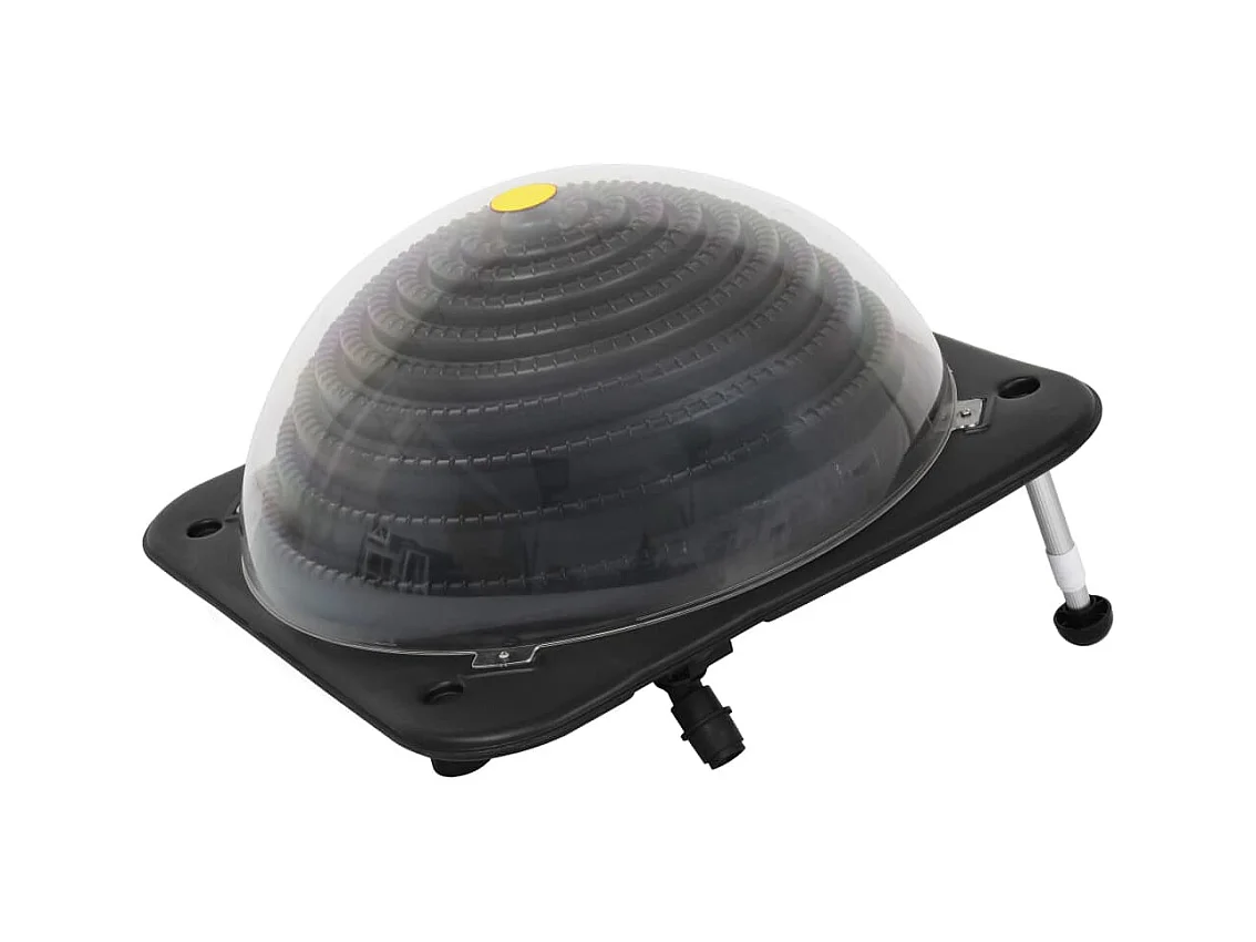 Calentadores solares de piscina 2 pzas HDPE aluminio 75x75x36cm ES863500