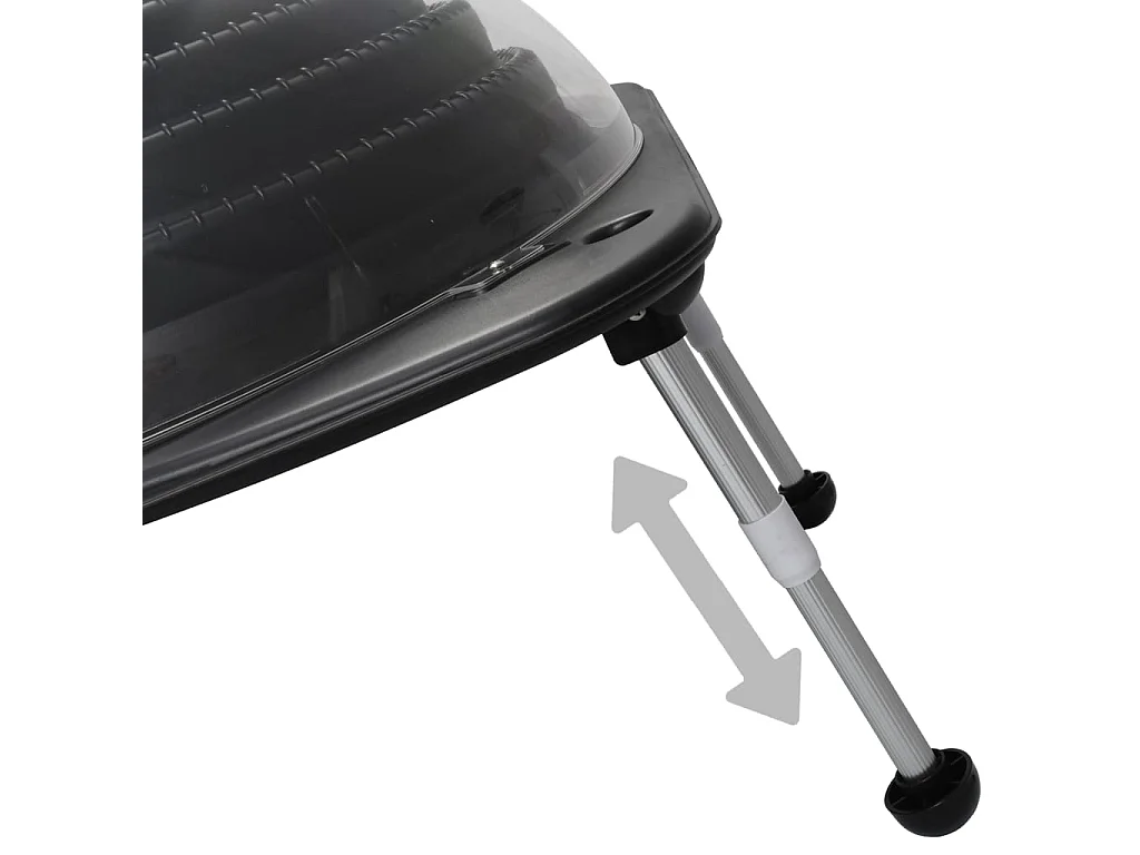 Chauffage solaire de piscine 2 pcs 75x75x36 cm PEHD Aluminium FR748734