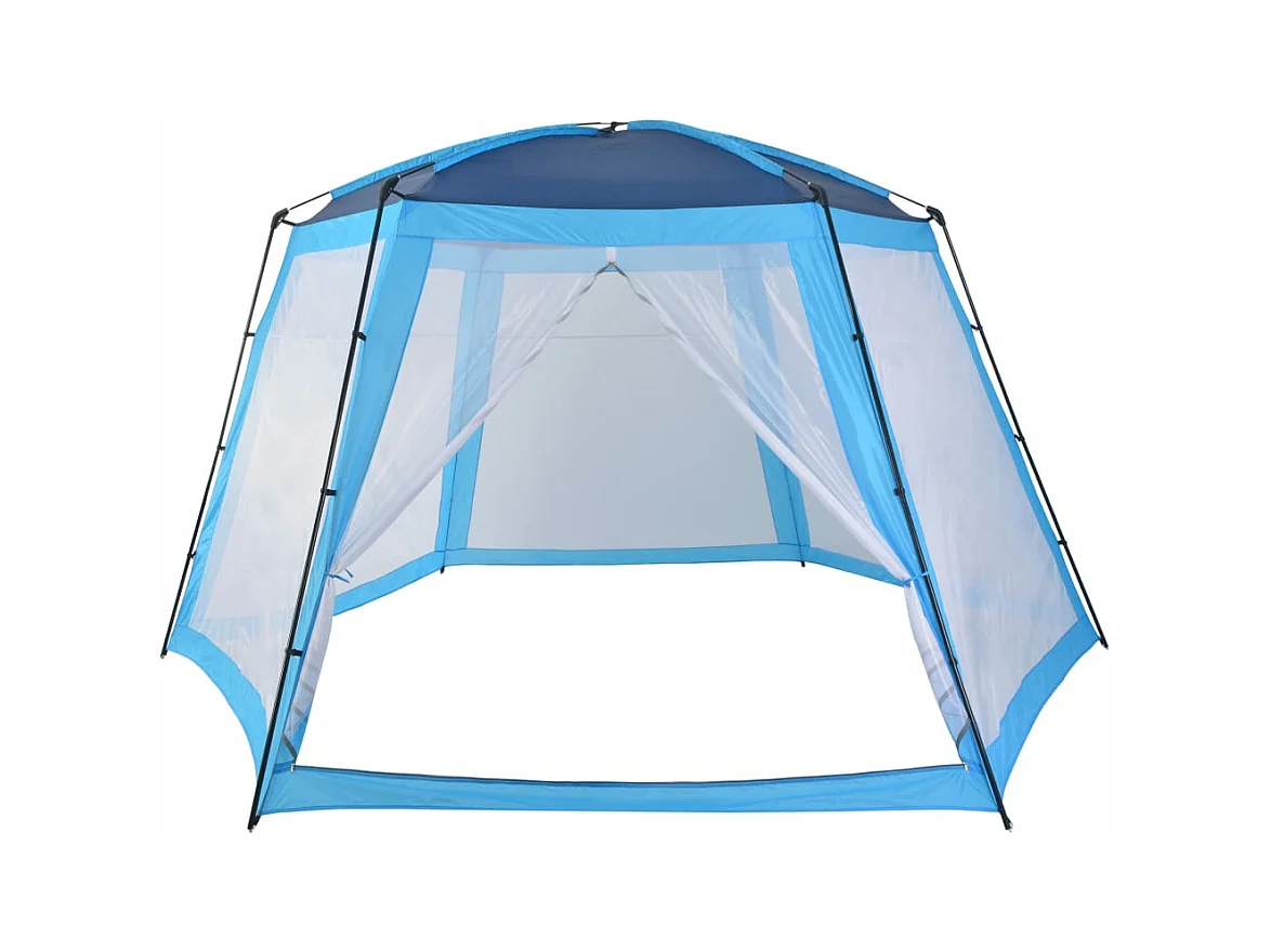 Tente de piscine Tissu 500x433x250 cm Bleu FR688424