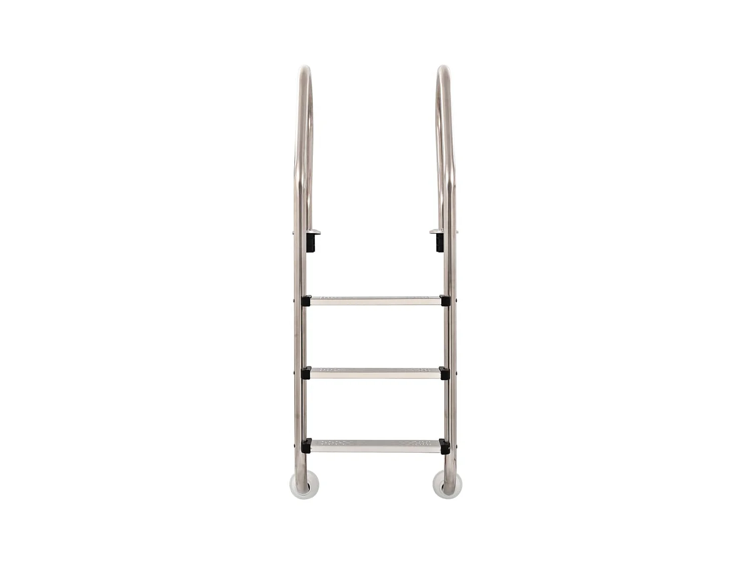 Zwembadladder met 3 sporten 120 cm roestvrij staal 304 BE632513