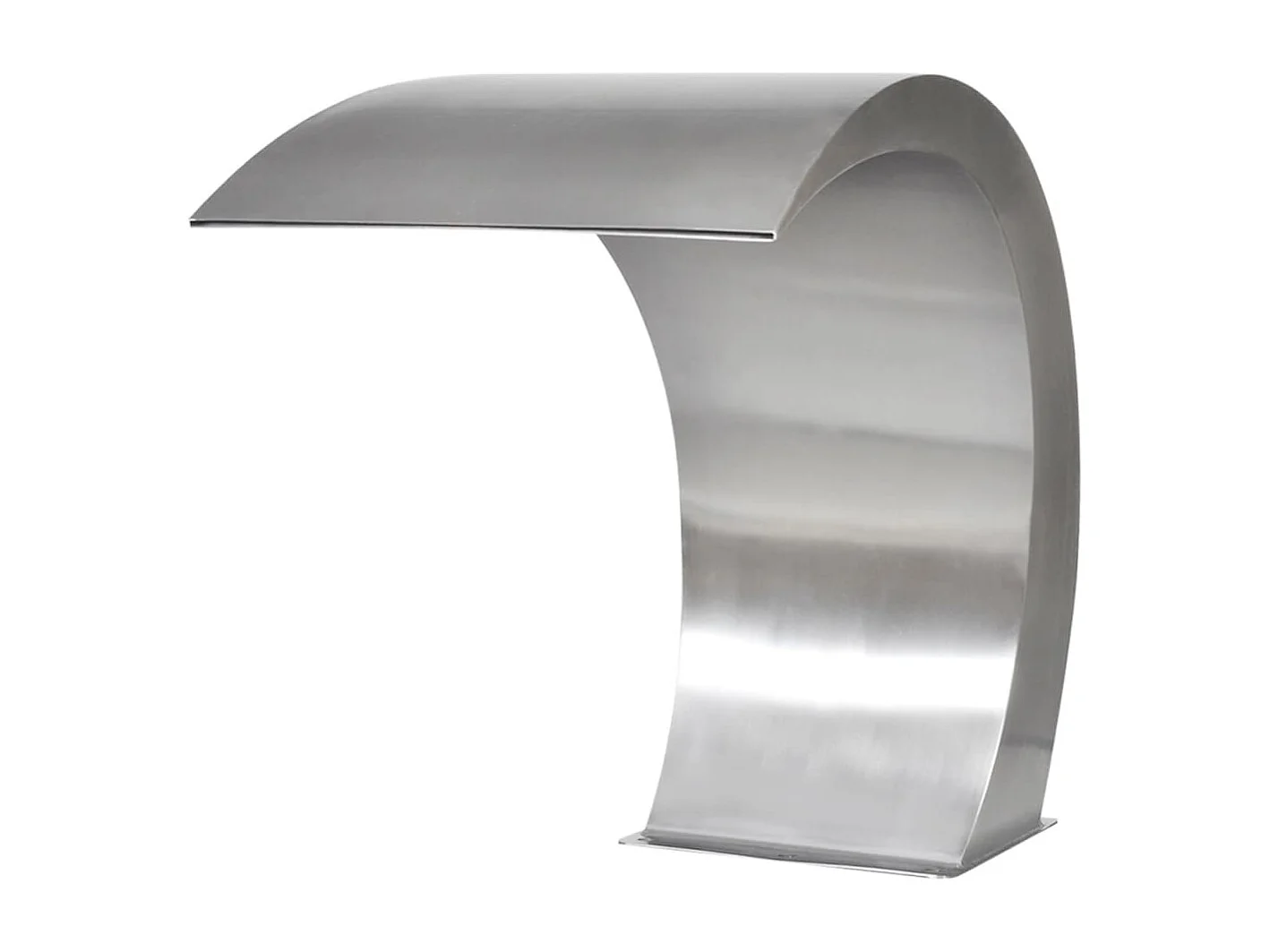 Fontaine cascade de piscine Acier inoxydable 45 x 30 x 60 cm FR853595