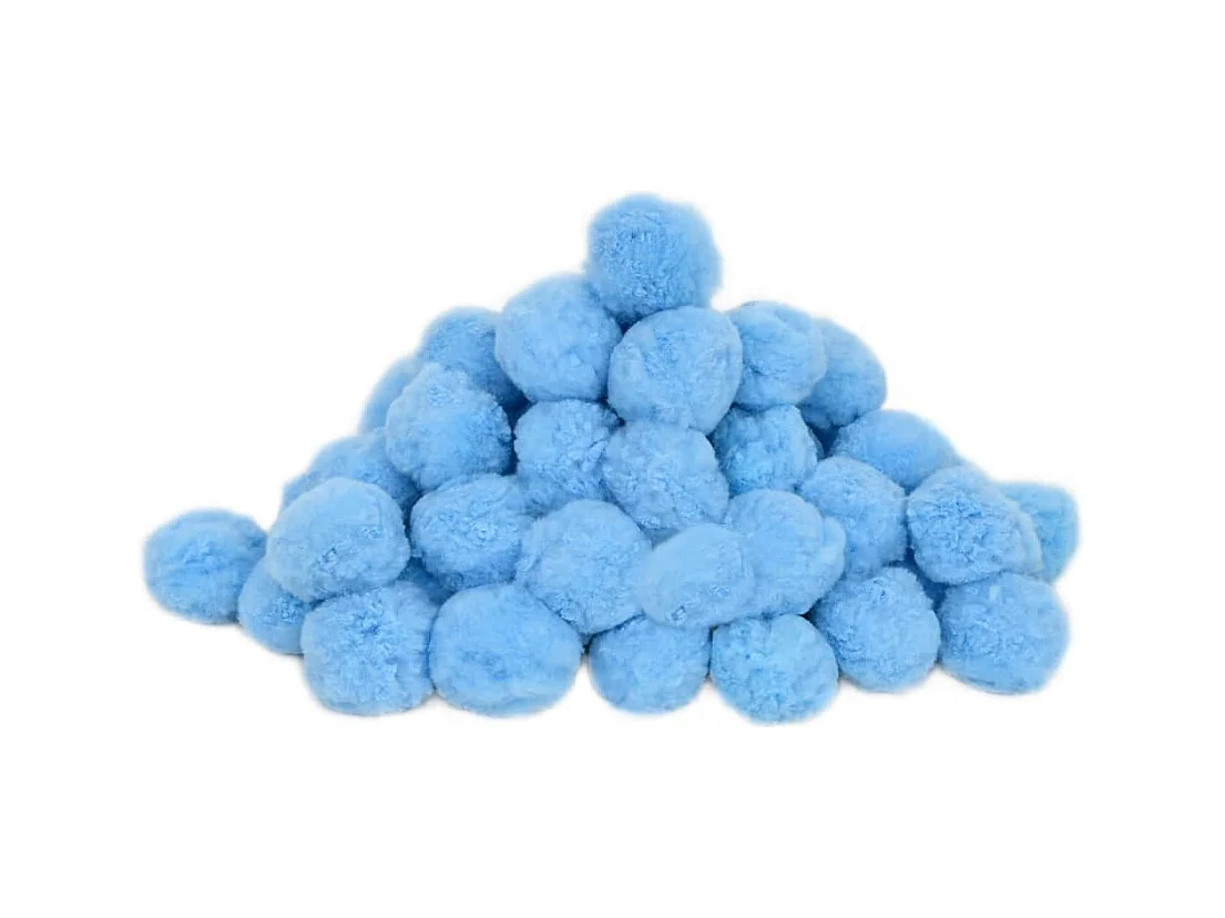 Bolas filtro de piscina antibacterias azul 2100 g polietileno ES148721