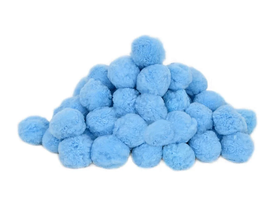 Bolas filtro de piscina antibacterias azul 2100 g polietileno ES148721