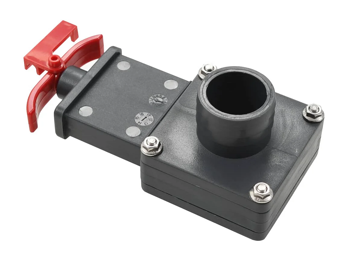 Vanne de portail de piscine 2 pcs 1,5" FR282379