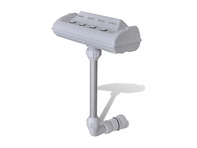 Fontaine de piscine avec lumières LED FR535373