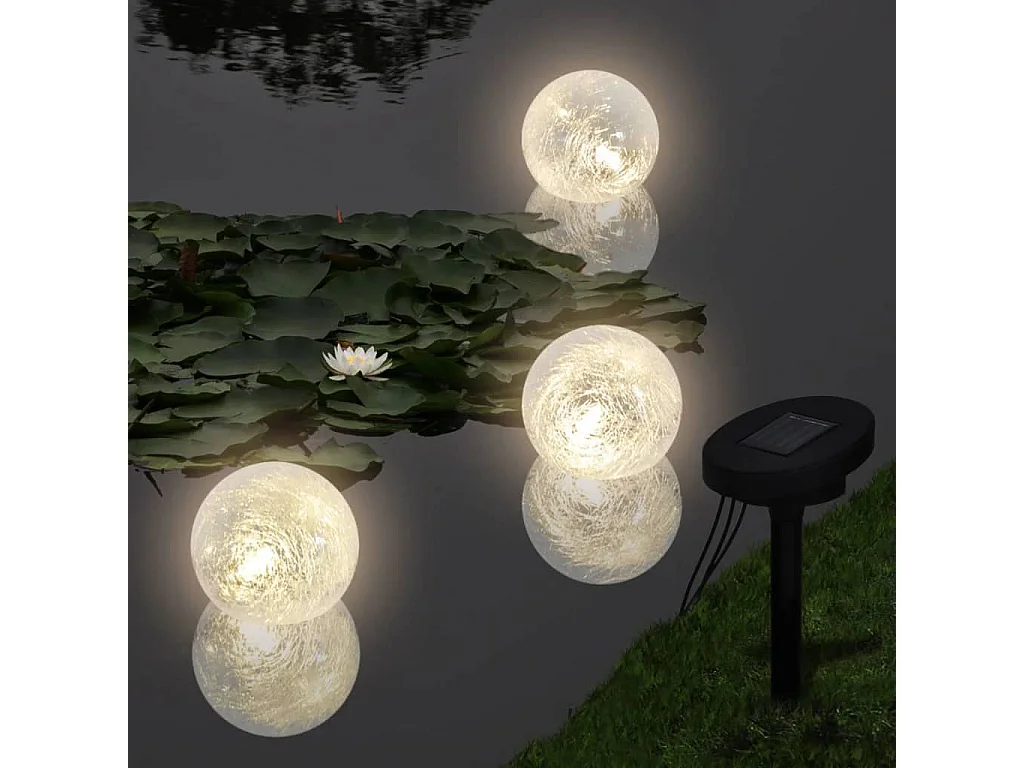 Lampes flottantes à LED 6 pcs pour étang et piscine FR916309