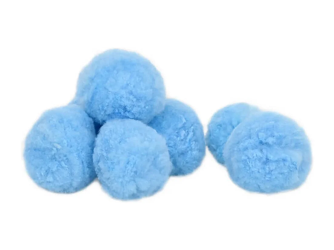 Bolas de filtro de piscina antibacterias polietileno azul 700 g ES202144