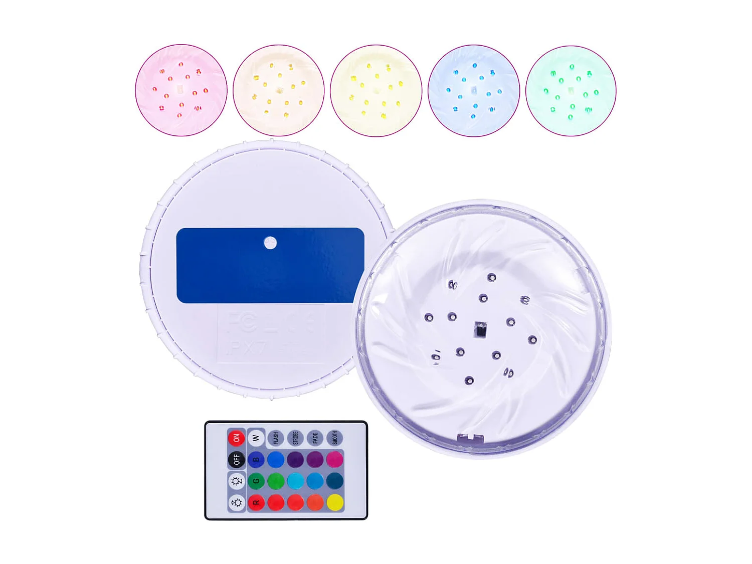 Lampe LED flottante submersible de piscine Multicolore FR975074