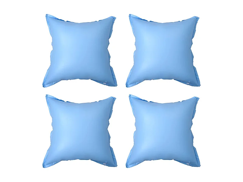 Oreillers gonflables de housse de piscine hors sol 4 pcs PVC FR219430