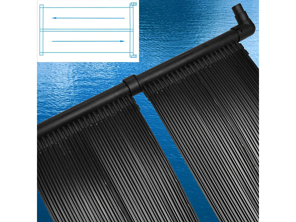 Panneau solaire de chauffage de la piscine 80x620 cm FR568086