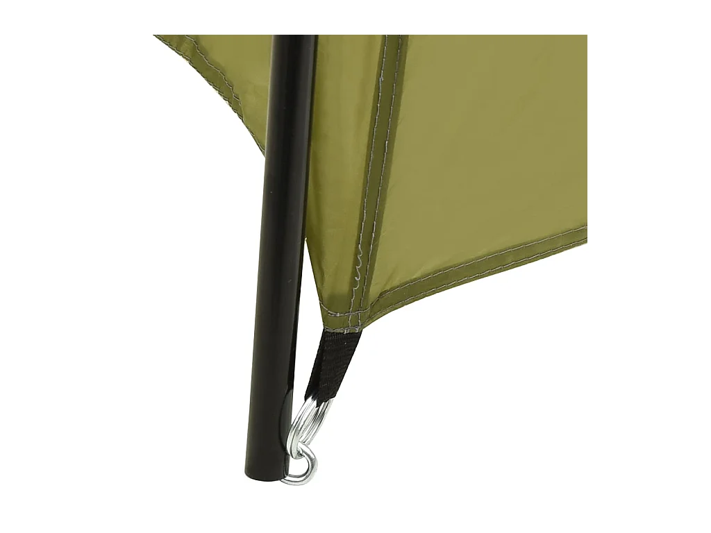 Carpa para piscina de tela verde 500x433x250 cm ES191145