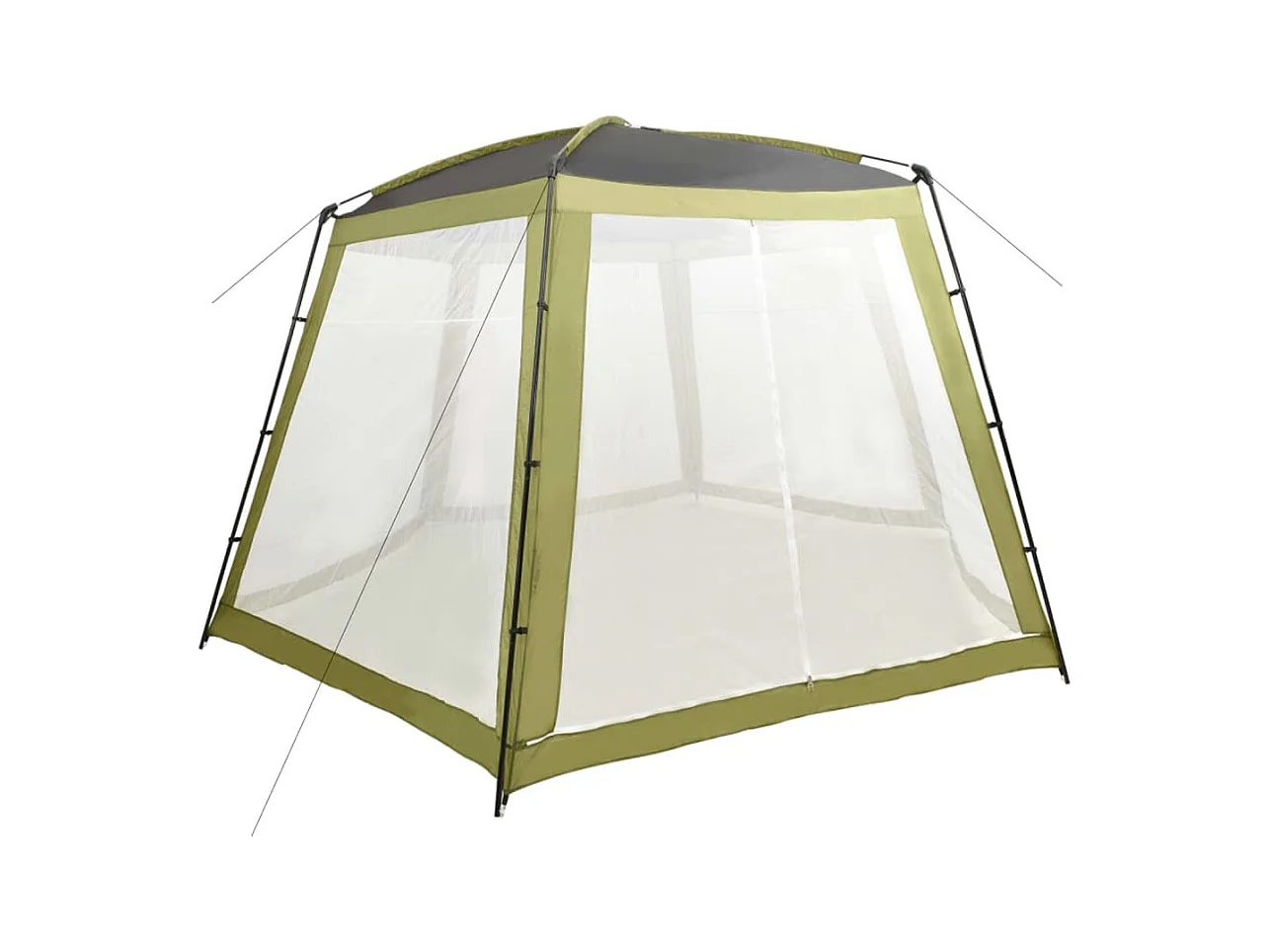 Carpa para piscina de tela verde 500x433x250 cm ES191145