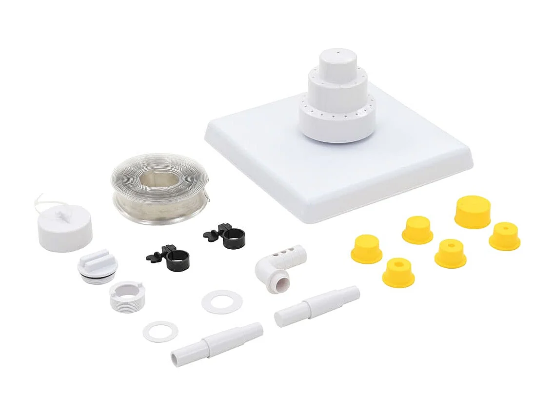 Ensemble de fontaine de piscine 13 pcs Blanc FR924737