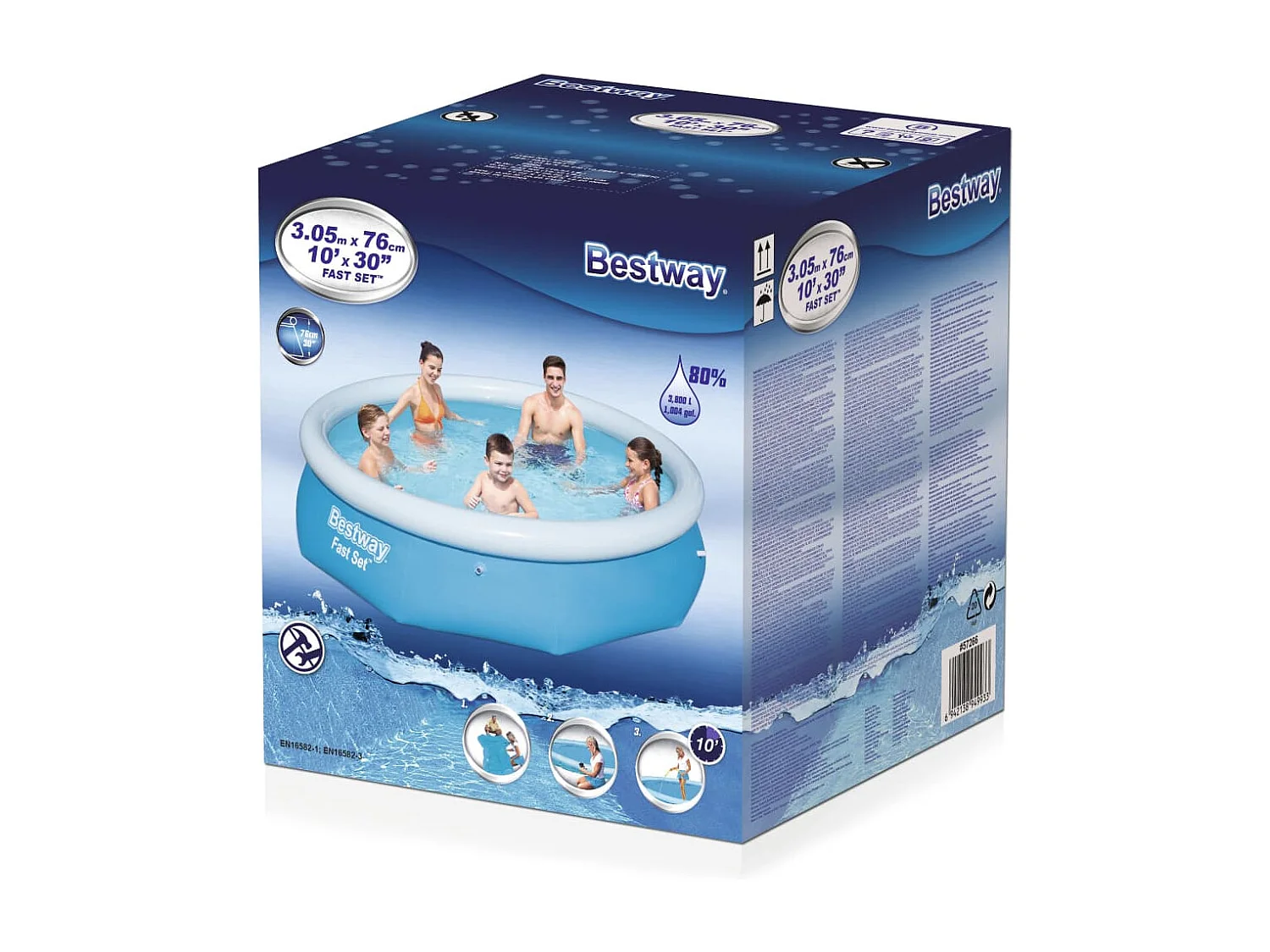 Piscine gonflable Fast Set Rond 305 x 76 cm 57266 FR918123