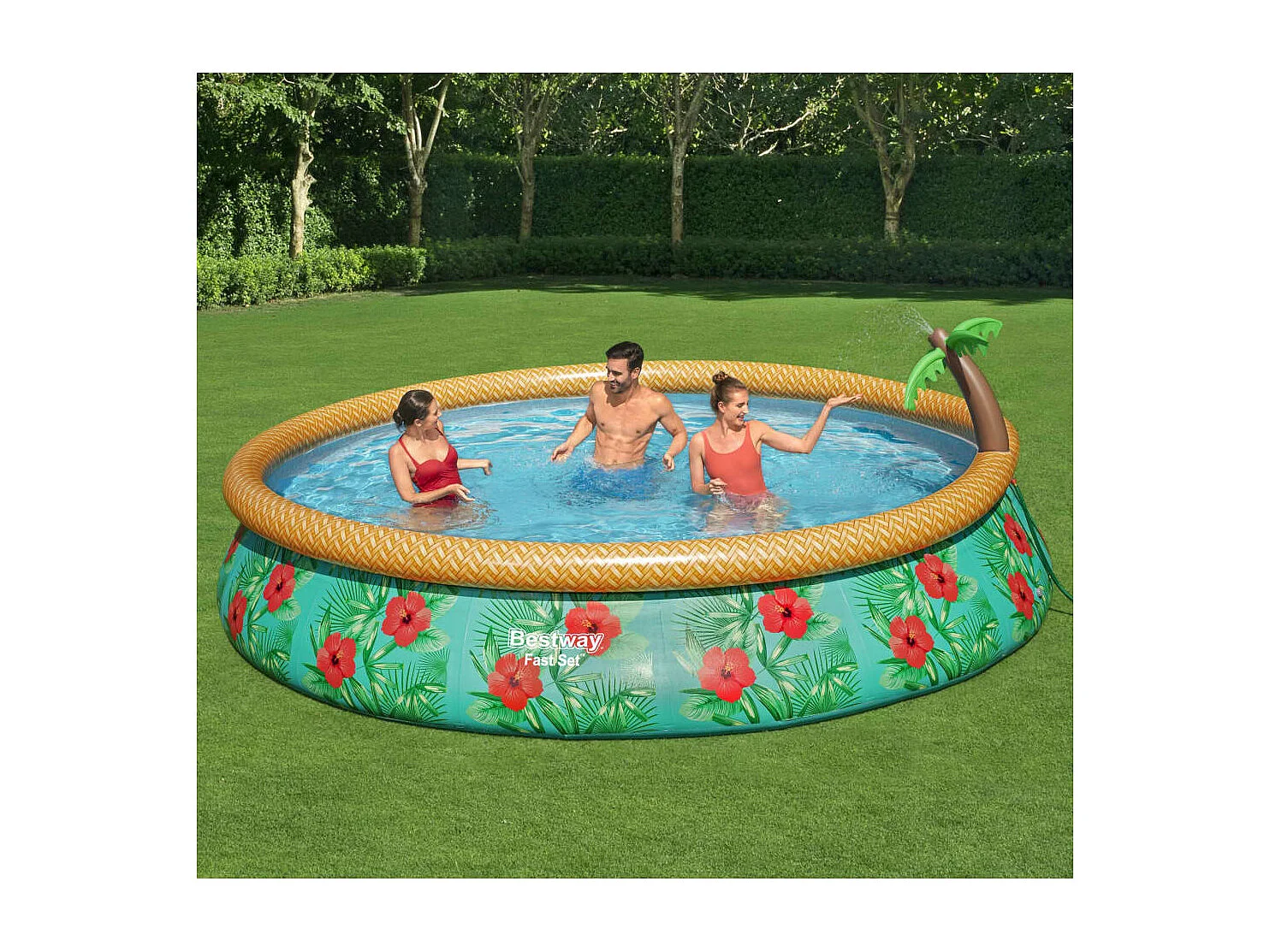 Ensemble de piscine gonflable Paradise Palms 457x84 cm FR841462