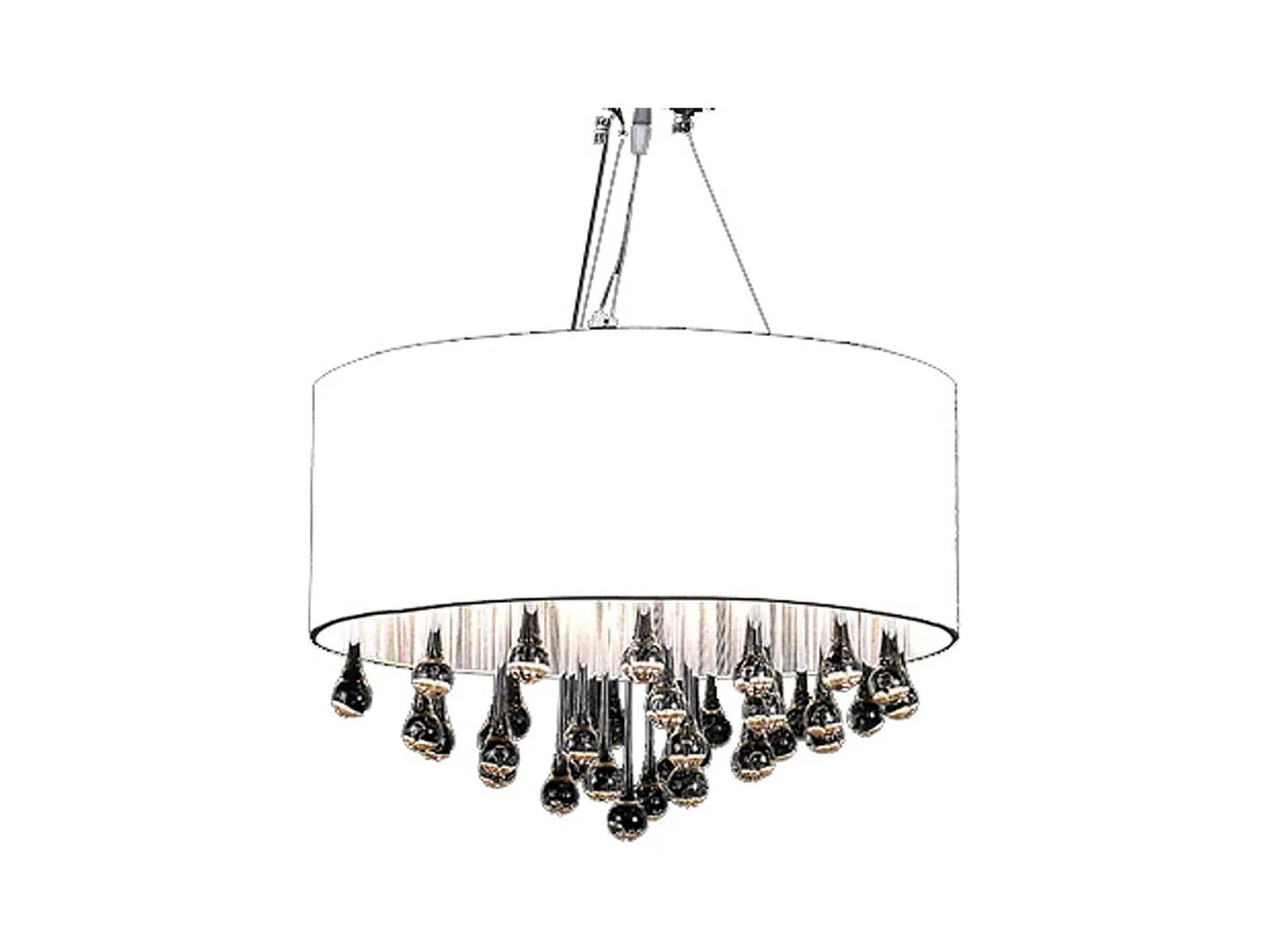 Lustre avec 85 cristaux Blanc FR441646