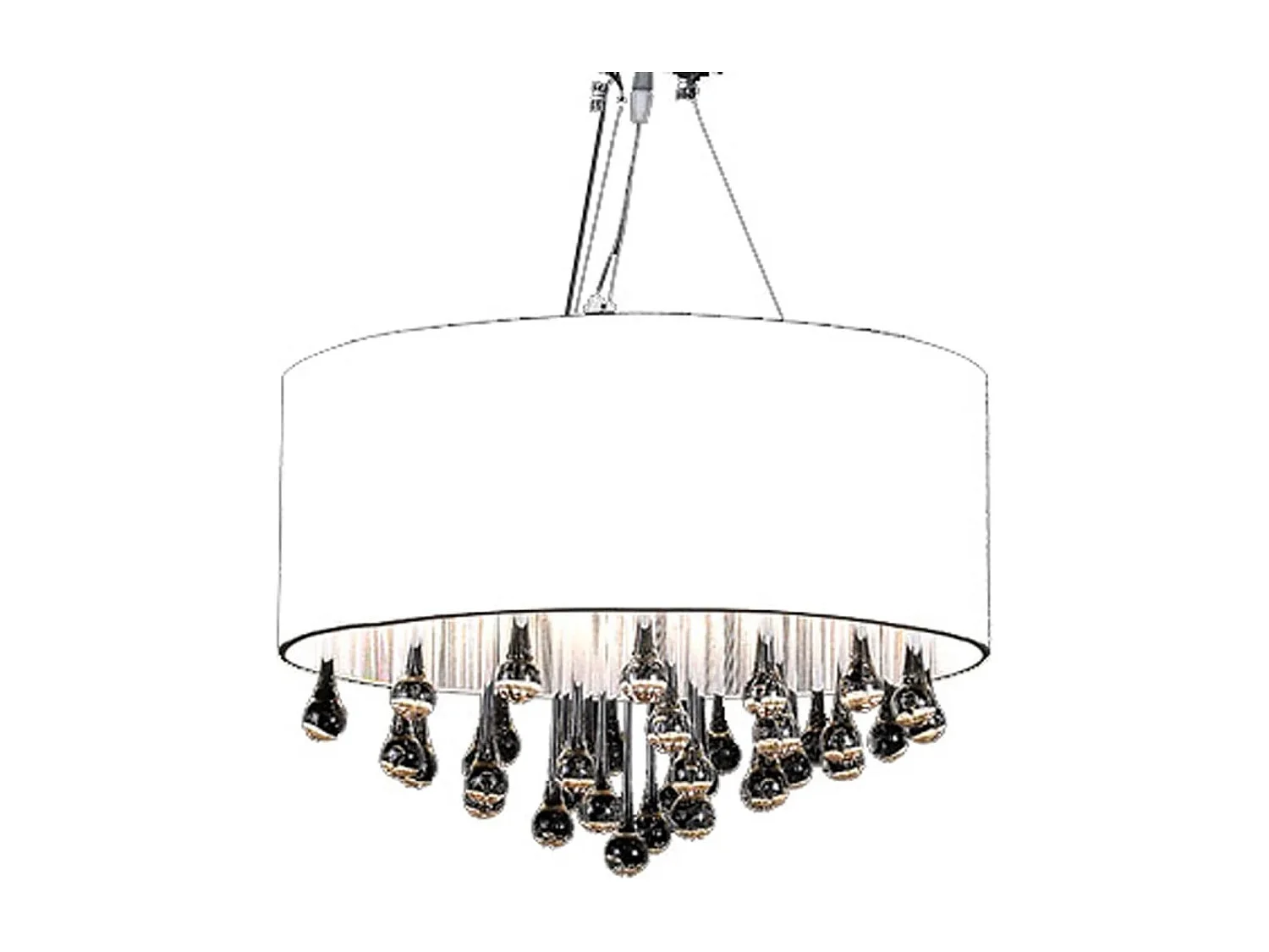 Lustre avec 85 cristaux Blanc FR441646