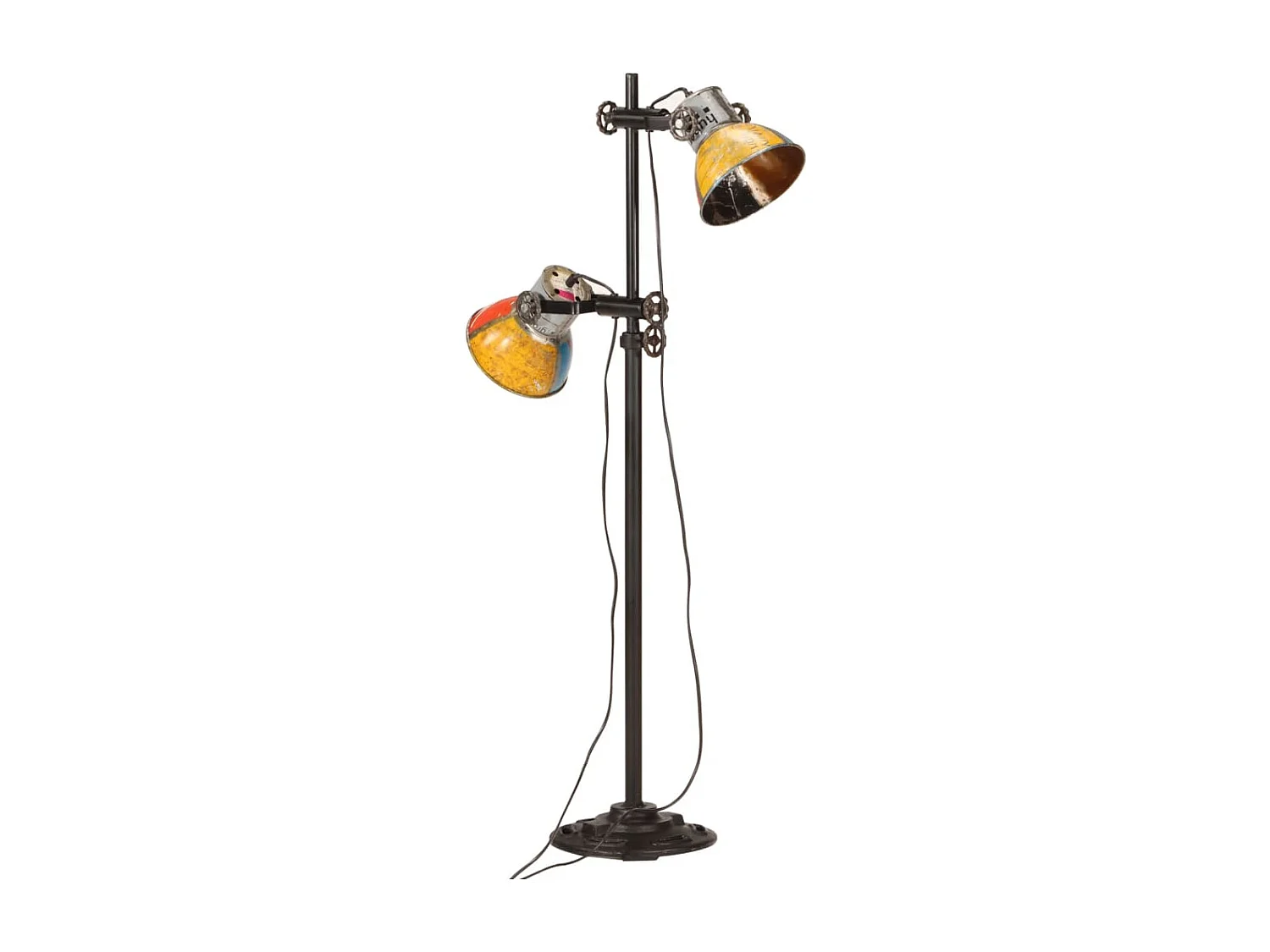 Lampadaire avec 2 abat-jour Multicolore E27 FR327378