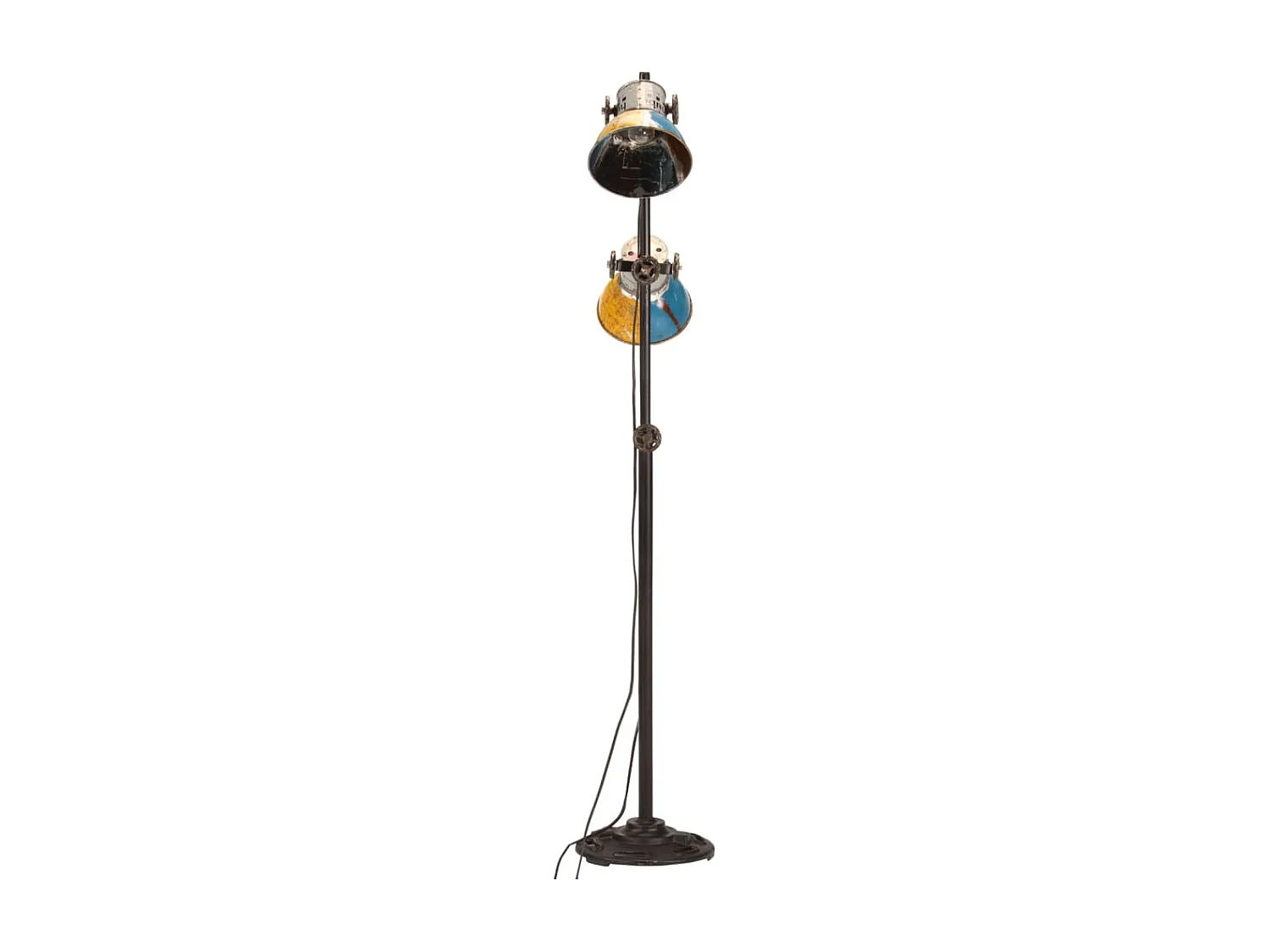Lampadaire avec 2 abat-jour Multicolore E27 FR327378