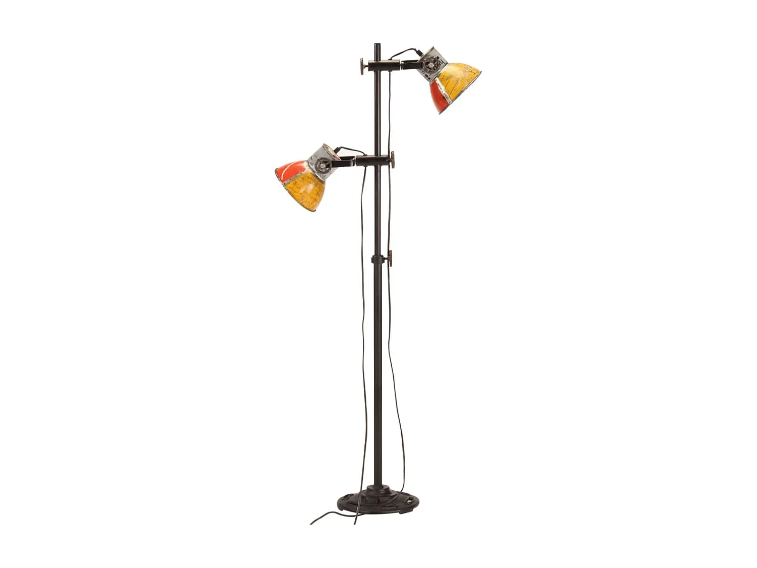 Lampadaire avec 2 abat-jour Multicolore E27 FR327378