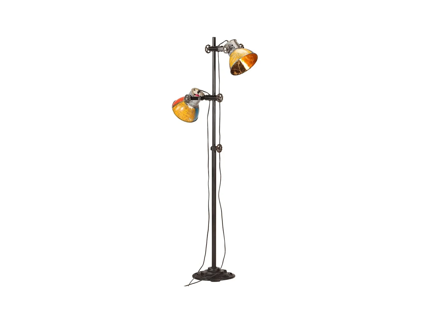 Lampadaire avec 2 abat-jour Multicolore E27 FR327378