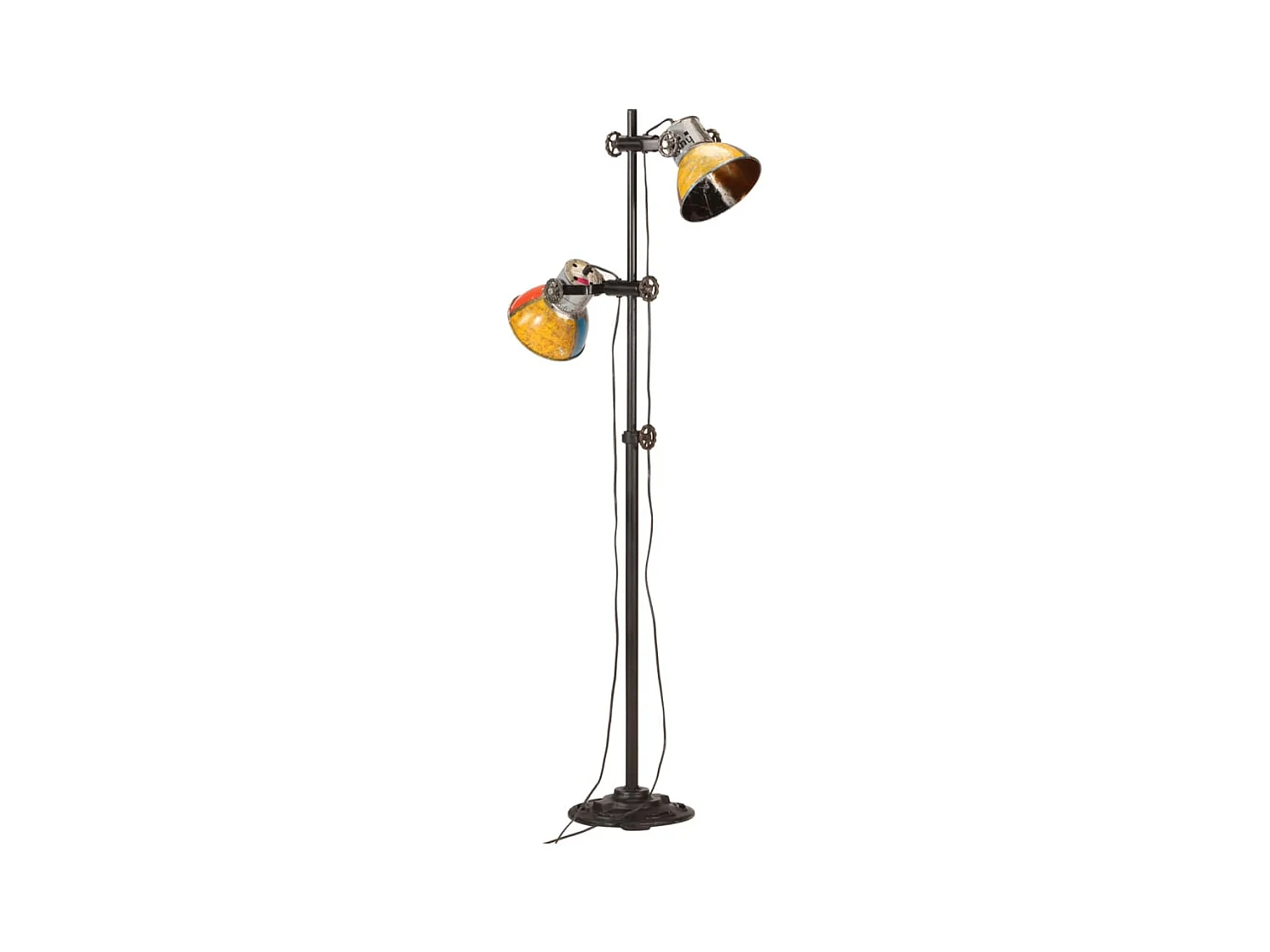 Lampadaire avec 2 abat-jour Multicolore E27 FR327378