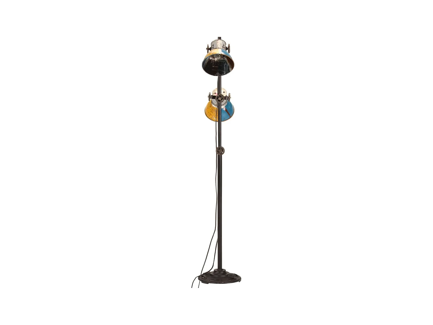 Lampadaire avec 2 abat-jour Multicolore E27 FR327378