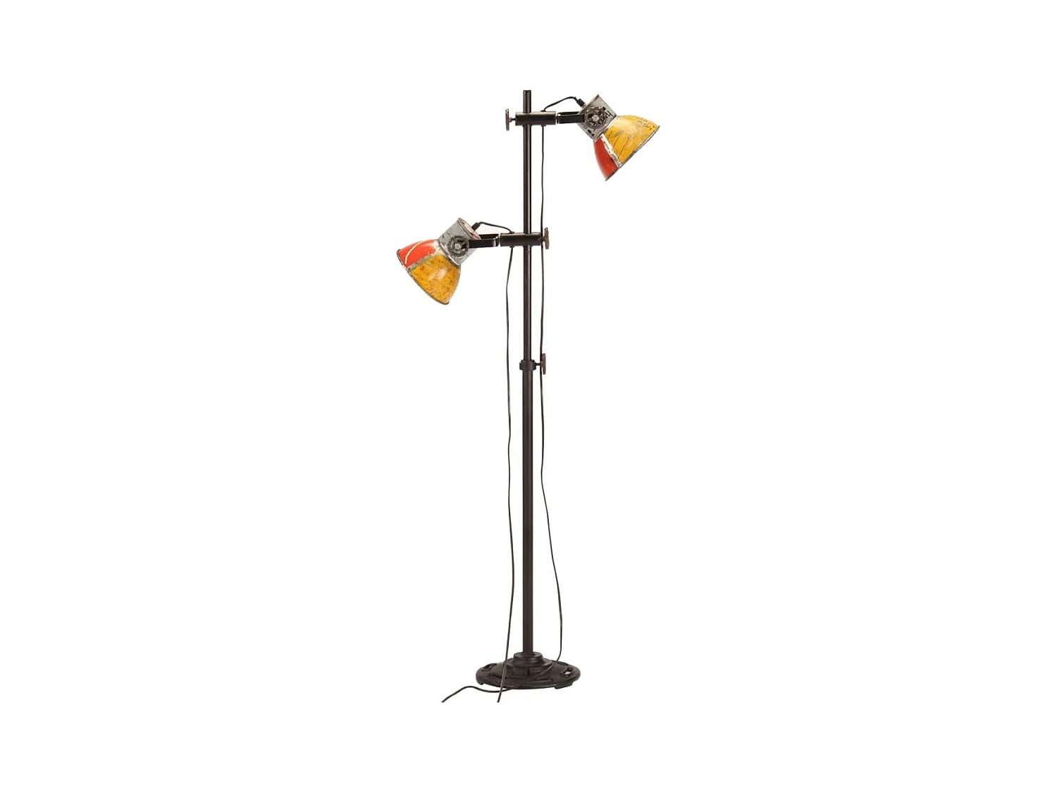 Lampadaire avec 2 abat-jour Multicolore E27 FR327378