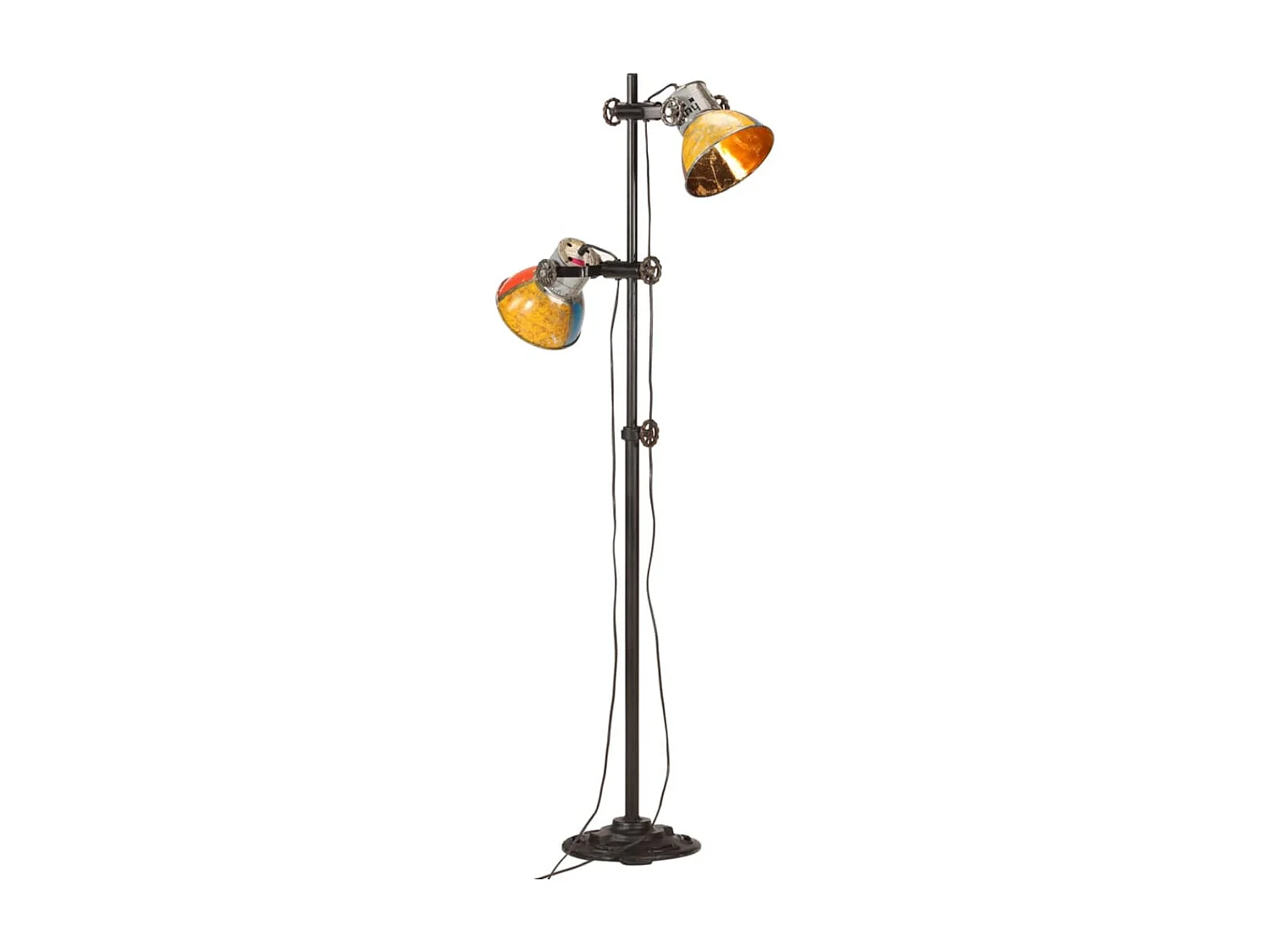 Lampadaire avec 2 abat-jour Multicolore E27 FR327378
