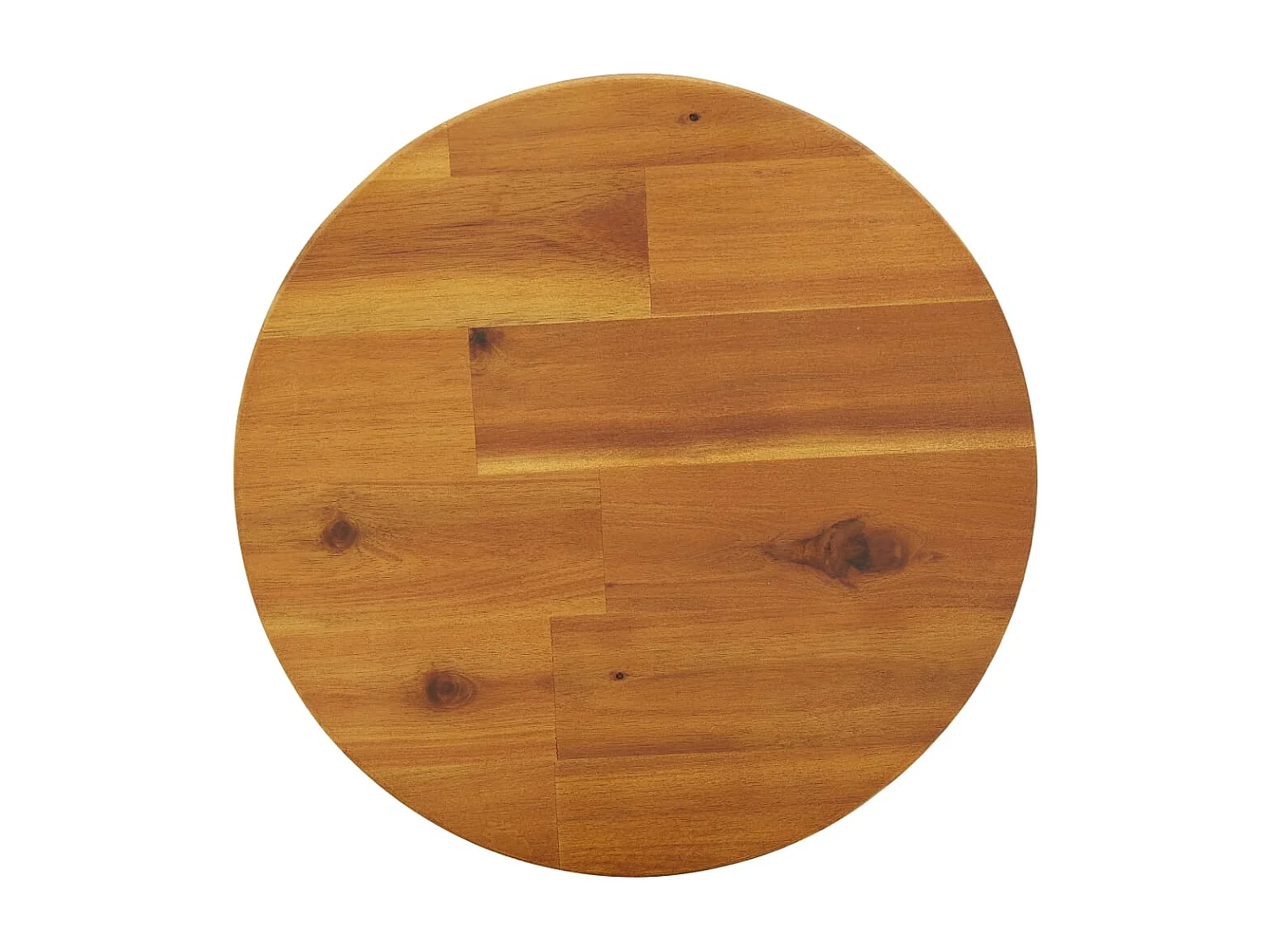 Lot de 6 Tabourets de bar bois d'acacia solide FR508064