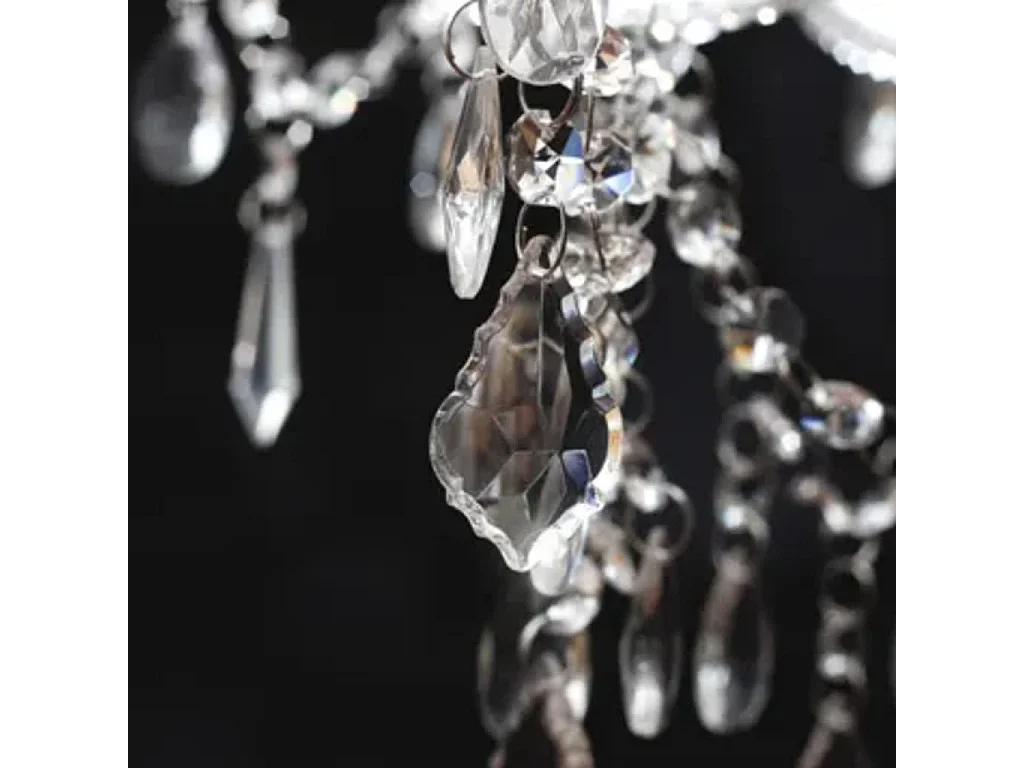 Lustre vénitien baroque 12 feux 1600 cristaux FR156867