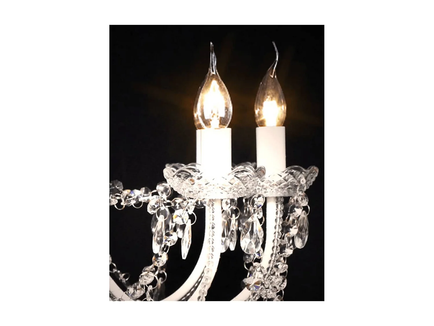 Lustre vénitien baroque 12 feux 1600 cristaux FR156867