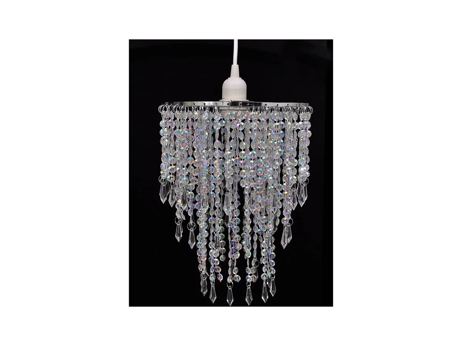 Lustre suspendu en cristal 22,5 x 30,5 cm FR803978