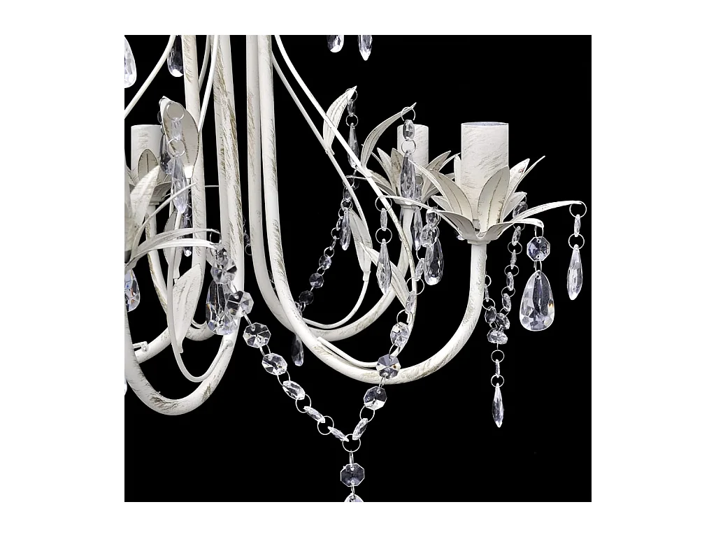 Lámpara colgante araña de cristal elegante 5 bombillas ES840082