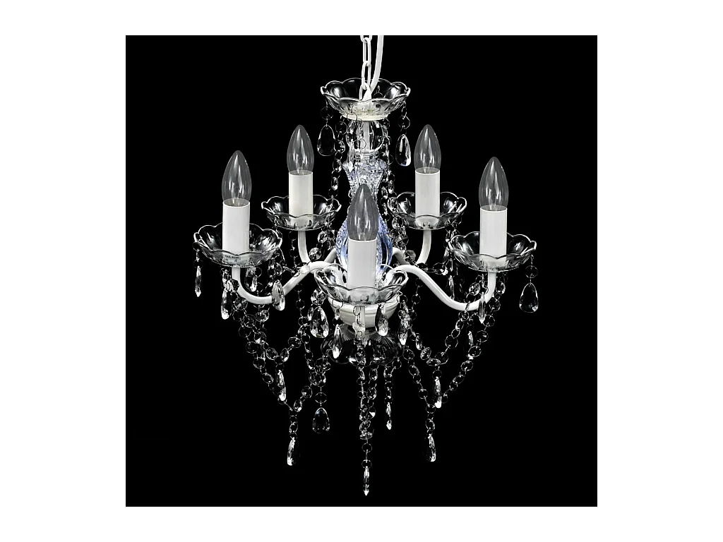 Lámpara de araña 5 bombillas transparente ES730739