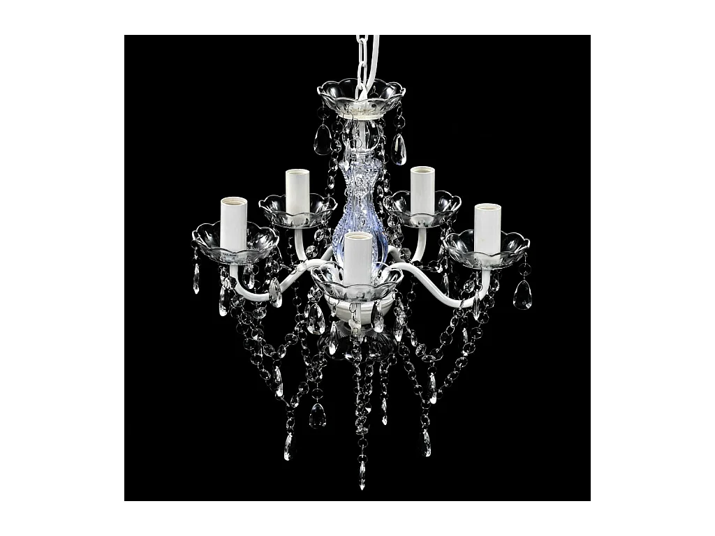 Lámpara de araña 5 bombillas transparente ES730739