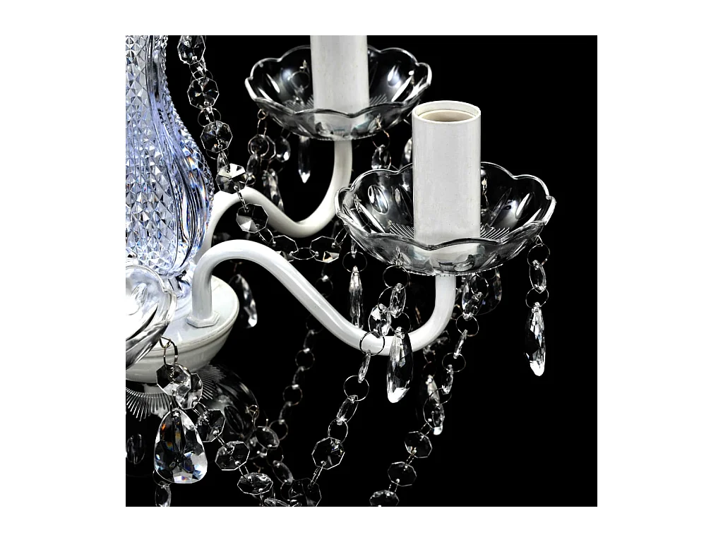 Lámpara de araña 5 bombillas transparente ES730739