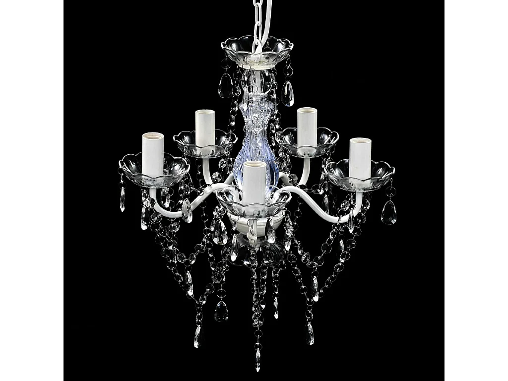 Lustre 5 lâmpadas transparente PT384642