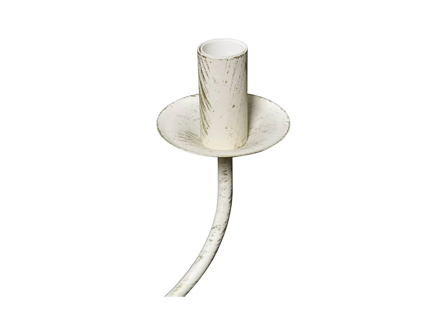 Lámpara de araña antique metal blanco 8 bombillas E14 ES218112