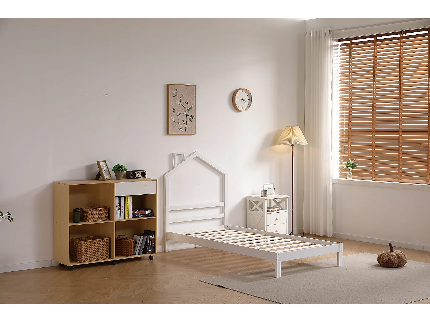 Lit enfant cabane MONTEIRO 90x190