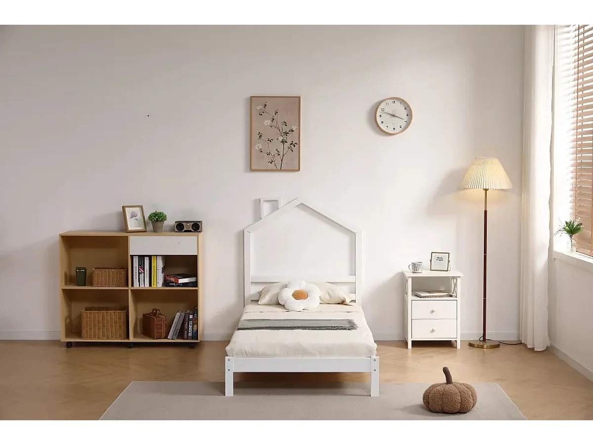 Lit enfant cabane MONTEIRO 90x190