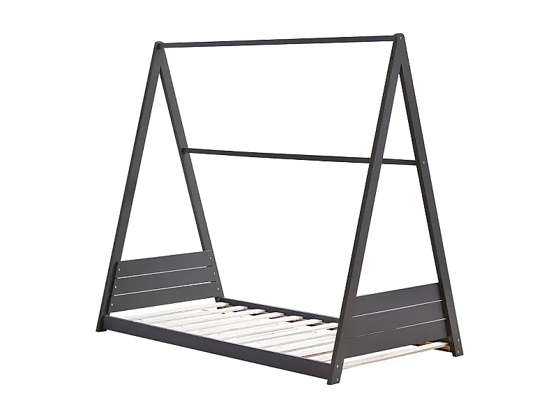 Lit pour enfant TIPI GRIS 90x190CM