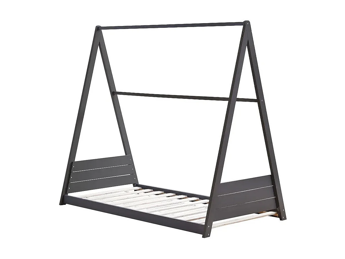 Lit pour enfant TIPI GRIS 90x190CM