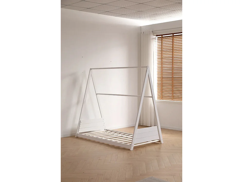 Lit pour enfant TIPI BLANC 90x190CM