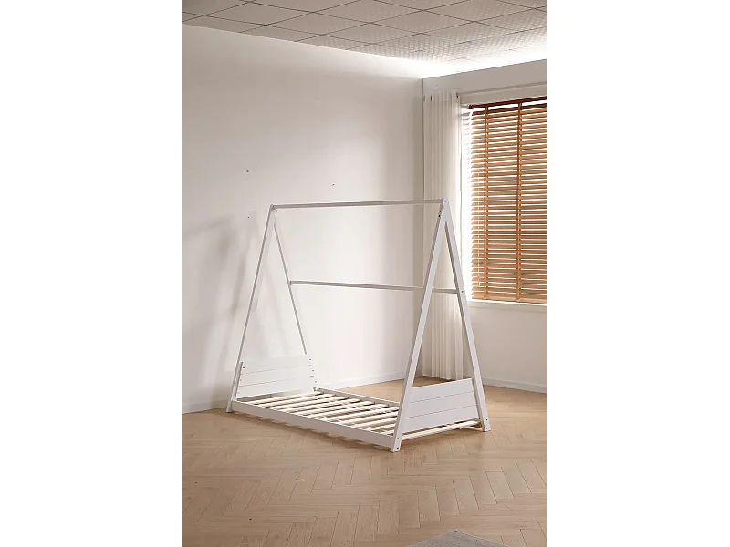 Lit pour enfant TIPI BLANC 90x190CM