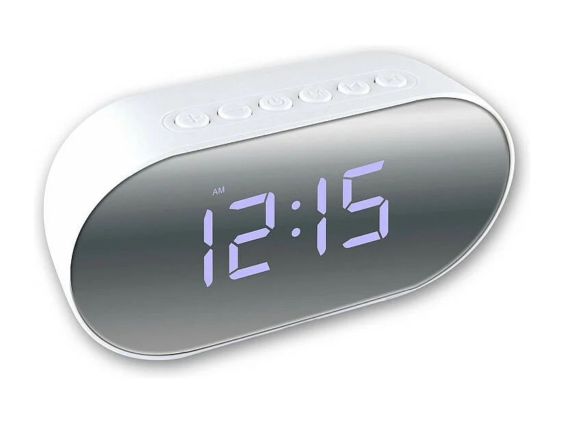 Radio-réveil HP Bluetooth design Blanc